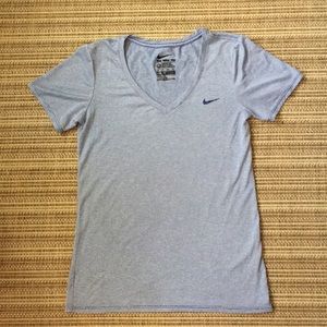 Nike Dri-Fit Baby Blue Striped Tee
